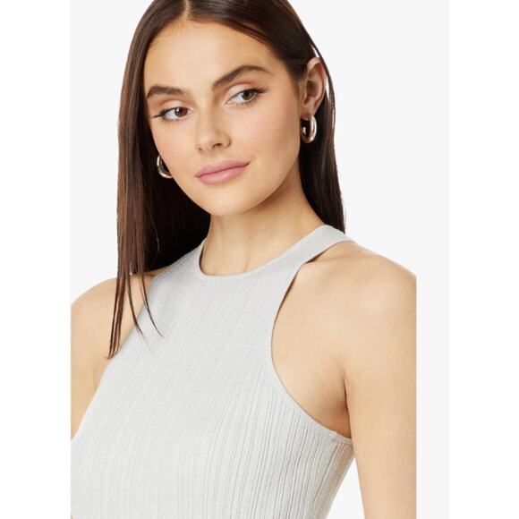 The Signature Shimmer Knit Cutaway Sweater Tank - Picture 2 of 4